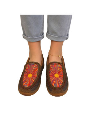 Twisted X Women's Driving Mocs, Slip-On Walking Shoes with CellStretch 7.5 NWOB